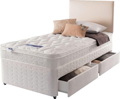 Silentnight - Auckland Luxury Single - Divan Bed - 2 Drawer